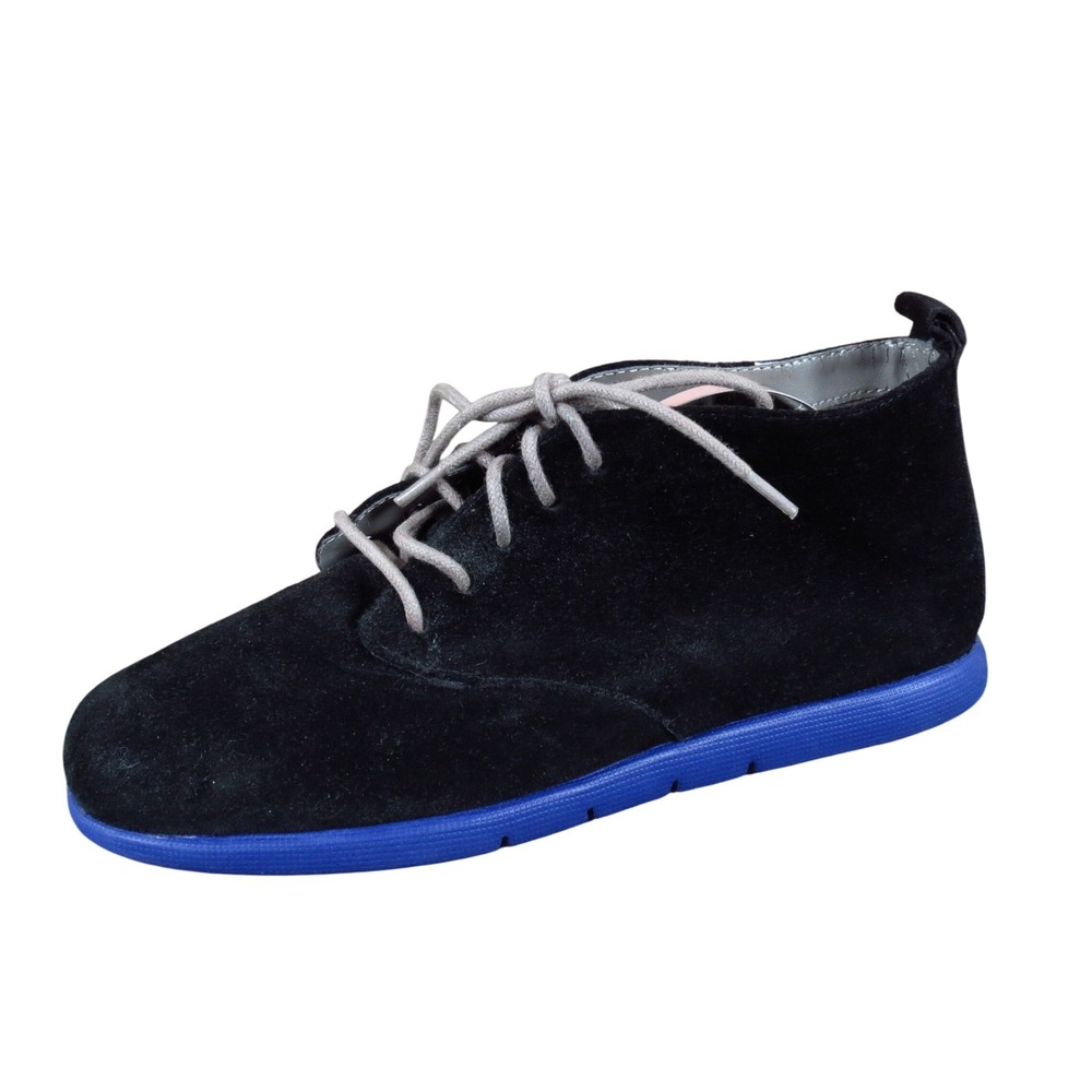 Aerosoles Skip On Women Chukka Boot 6.5 Lightweight‎ Walking Black Suede